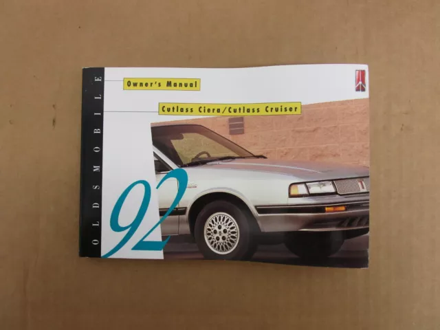 1992 Oldsmobile Cutlass Ciera Cruiser owners manual guide book ORIGINAL