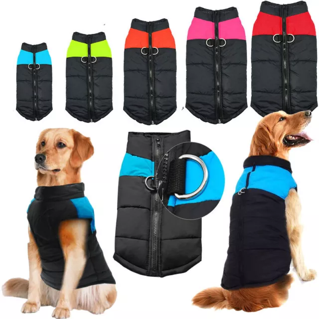 Ropa para Perro pequeños grande invierno nieve impermeable Abrigo Chaqueta S-7XL