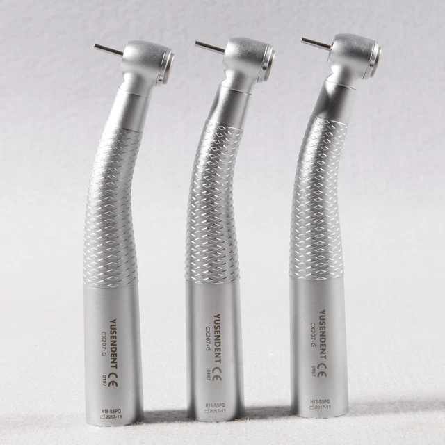 3 Dental Air Turbine LED Fiber Optic Handpiece Fit for Sirona R/F Quick Coupling