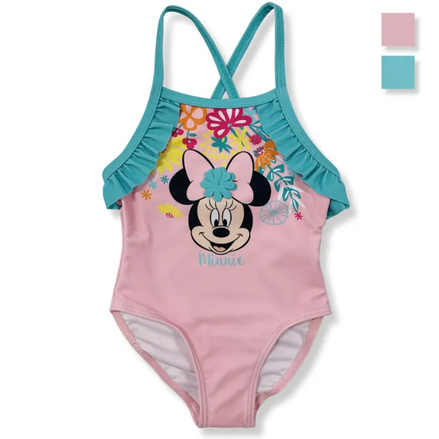Costume da bagno per neonato bambina Disney Minnie Mouse 1 pezzo bimba mare 6146