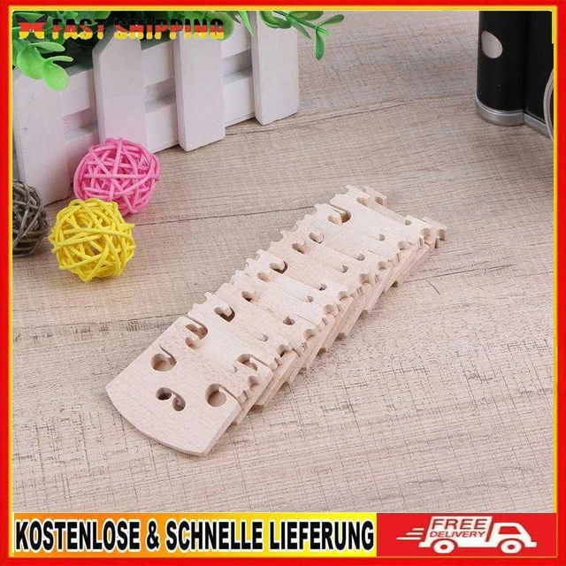 10pcs 4/4 Violin Strings Bridges DIY Maple Fiddle Bridge Violins Accessories