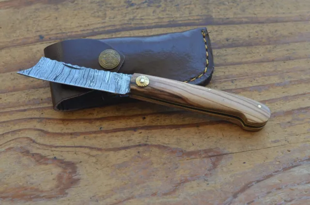 damascus custom made beautiful folding knife From The Eagle Collection Mp8242pp