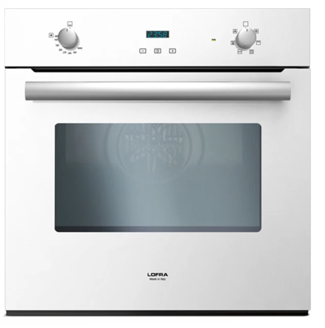 Lofra Gaia Fovb66Ge Gas Ventilato 60X60 Vetro Bianco 6 Programmi Easy Clean