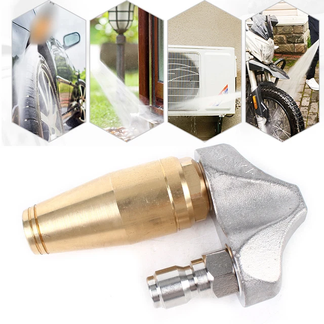 Cleaning Reverse Turbo Sewer Drain Jetter Nozzle Fit Pressure Washer 3/8'' 3Kpsi