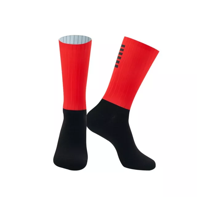 Time Trial Aero Cycling Socks Red +39-45 (UK) RRP £35.99