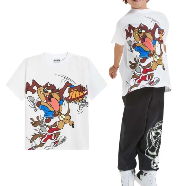 T-Shirt Bambini Diadora 179017 D0225 Looney Tunes