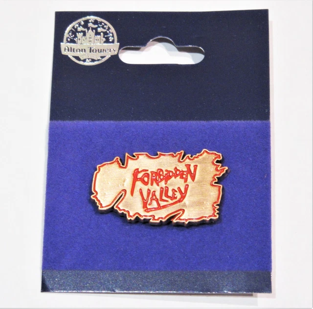 New Alton Towers Forbidden Valley Nemesis Galactica Ride Theme Park Pin Badge