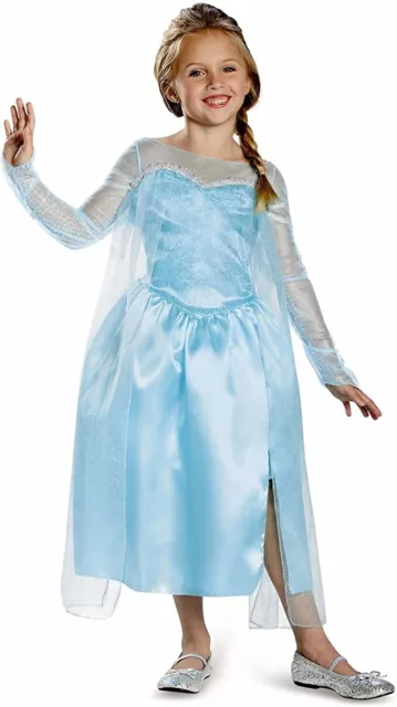 Disney Offizielles Classic Frozen Elsa Kostüm Kinder Faschingskostüm Für Mädchen