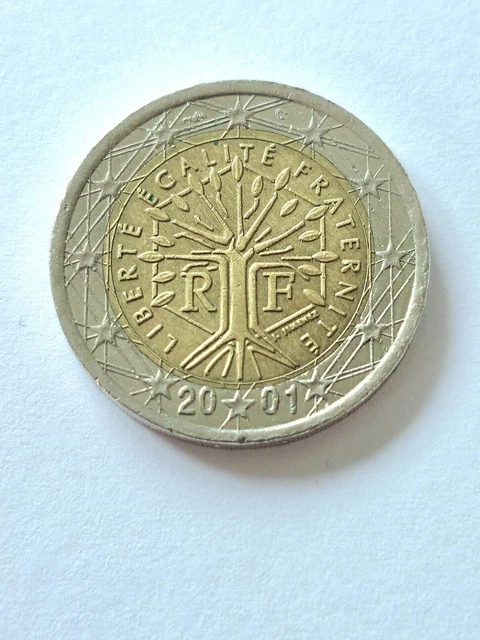 2 Euro Münze Liberte Egalite Fraternite 2001 Fehlprägung Erkennen 2 EURO MÜNZE 2001 Fehlprägung selten Frankreich Liberte Egalite