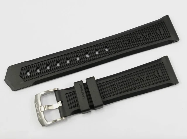 NEW TAG HEUER Formula 1 BT0717 Rubber Strap 22mm F1 Grande Date Black WAH1010 165.00 PicClick UK