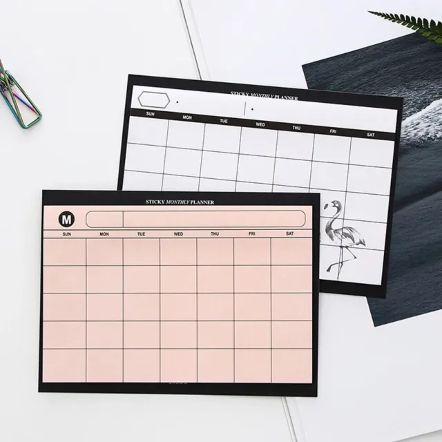 Pads Month Plan NoteBook Plan Notebook Tearable Notebook Desktop Schedule Book