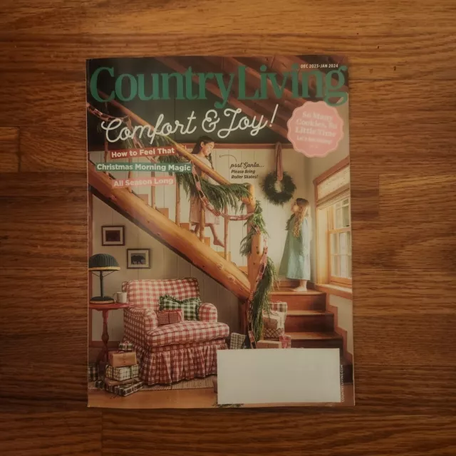 COUNTRY LIVING MAGAZINE December 2023/ January 2024 Comfort & Joy £3.26