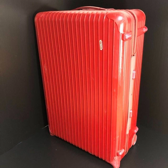 ジャンクRIMOWA SALSA 104L RIMOWA SALSA 104L Red 2-wheels Carry Case Suitcase $939.73