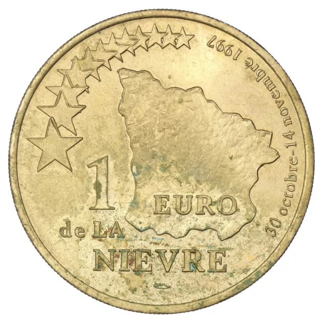 France - de La Nièvre (58) Bull Charolais - Euros Of Cities - brass 2