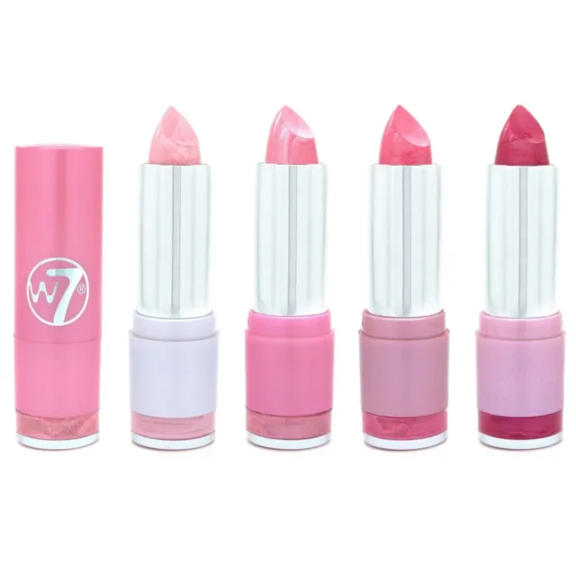 W7 Fashion Lipsticks Pinks - Pink Colours, Light, Bright