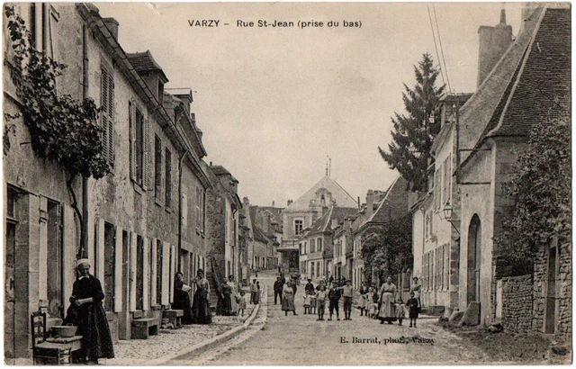 Carte Postale Ancienne DONZY - Route De Beauséjour, Années 1900