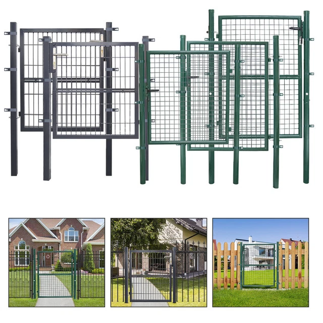 GARTENTOR ZAUNTOR TÜR Gartentür Gartenzaun Garten Schlüssel Tor mit