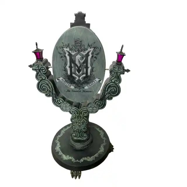 Disney Parks Haunted Mansion Mirror Vanity Stand Master Gracey 45th Home Decor