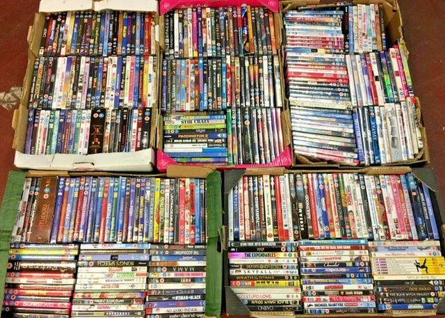 Media Job Lot - 5 Boxes of DVDs- unchecked / untested               MEDIA CCC143