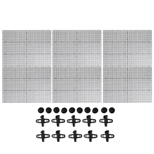 Fish Tank Divider Plastic Grid Tray Aquarium Isolation Panel Egg Crates