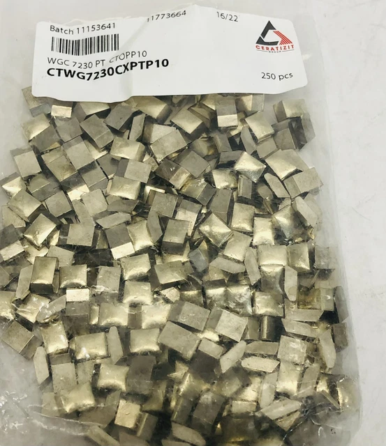 Bag Of 250 Ceratizin Wgc7230 Pt Helical Teeth Grade Ctopp10