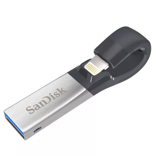 32GB 64GB 128GB SanDisk SDIX30 USB 3.0 Drive iXpand Flash for iPhone iPad Apple