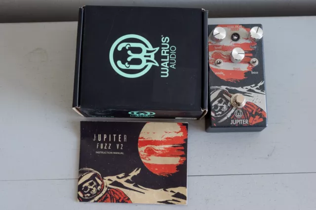 Walrus Audio Jupiter Fuzz V2 Multi-Clip Guitar Effects Pedal