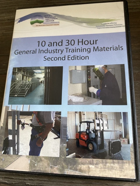 OSHA Training Institute 10 and 30 Hour Training Safety. Written and Presentation
