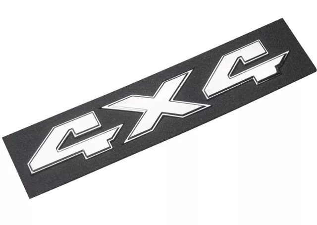 Chrome OEM 4X4 Emblem Badge Decal 3D Flat Letter Sticker Nameplate 1500 2500