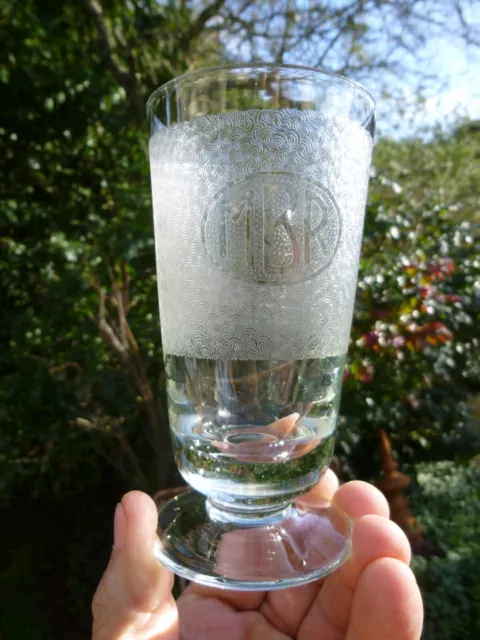 Très Rare Ancien Verre Xix De Bistrot Mbr Marie Brizard Et Roger Anisette