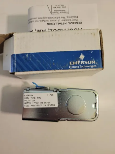 Emerson Solenoid Coil AMG 24/50-60 PCN 057341 NEW UNUSED Complete in Box