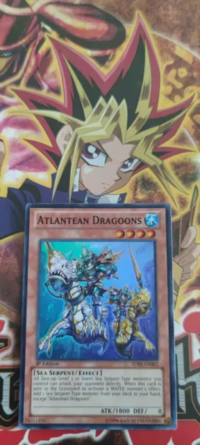 Yu-Gi-Oh! Cavalerie Dragon de l'Atlantide SDRE-EN002 1st Super Rare Anglaise LP