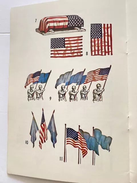 HOW TO RESPECT and Display Our Flag U.S. Marine Corps 1973 booklet ...