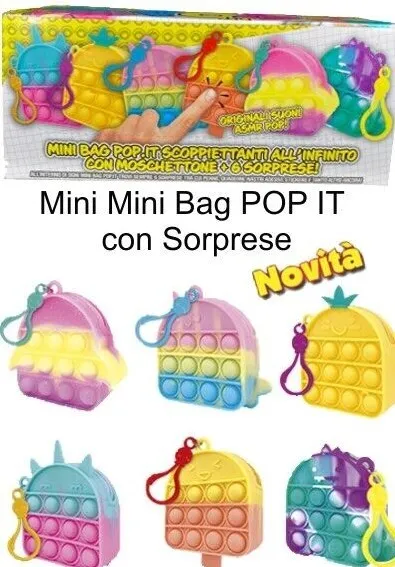 Mini Bag Pop.it Collezionali Tutti Con Rivista