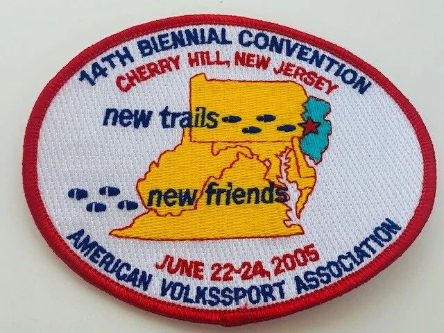Advertising Patch Logo Emblem Sew vtg patches Cherry Hill New Jersey NJ trails