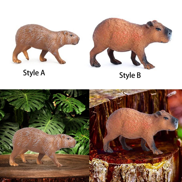 200 Figurines Mini Capybaras - Résine & Plastique - Pour Nail Art, Décoration De Gâteaux, Jardins Féériques, Fêtes - Modèles Variés (dodo, Fraise, Nuage...)
