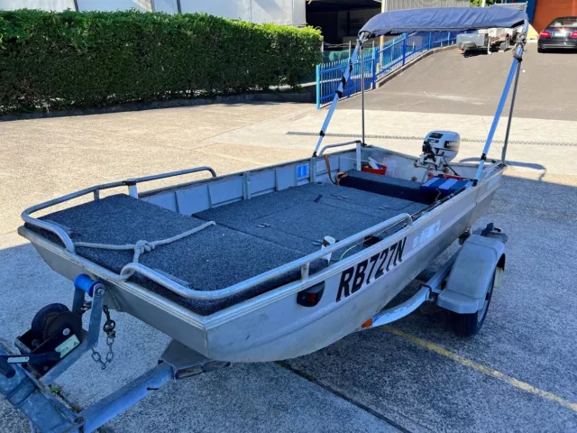 12ft Mantracraft aluminium punt boat 15hp tinnie tinny, fishing # quintrex 12ft Mantracraft aluminium punt boat 15hp tinnie tinny, fishing # quintrex