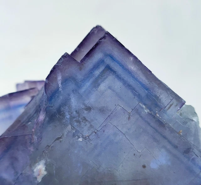 233 Gram Rare Attractive Multiple Lines Of Blue Phantom Fluorite Specimen @ Pak
