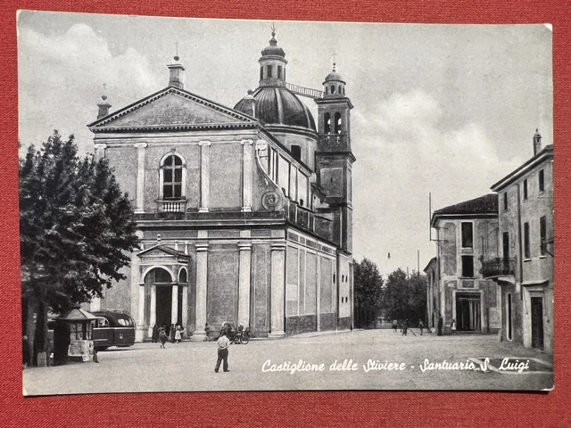 Cartolina - Castiglione delle Stiviere ( Mantova ) - Santuario S. Luigi - 1952