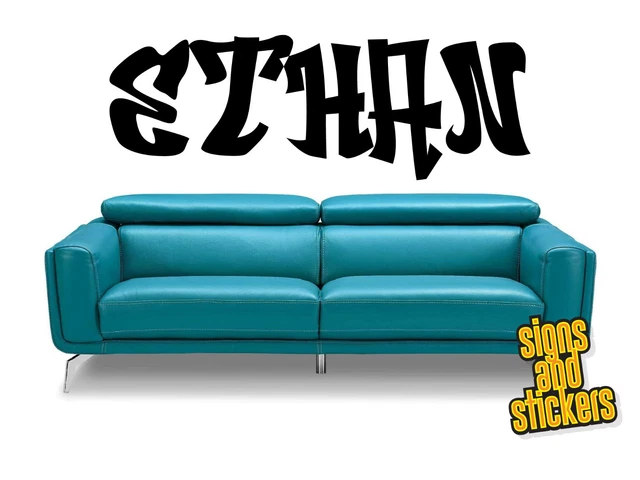 Autocollant Mural Personnalisé Style Graffiti Pour Prénom D'enfant - Sticker Déco Chambre