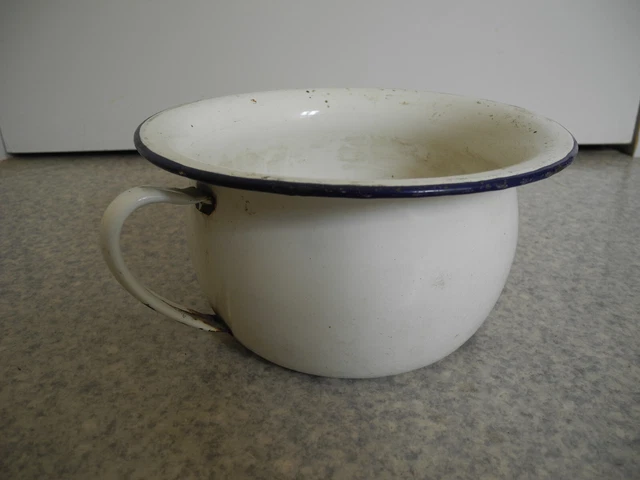 Jouet Ancien NOREV – Pot De Chambre Miniature En Métal Pour Maison De Poupée, France