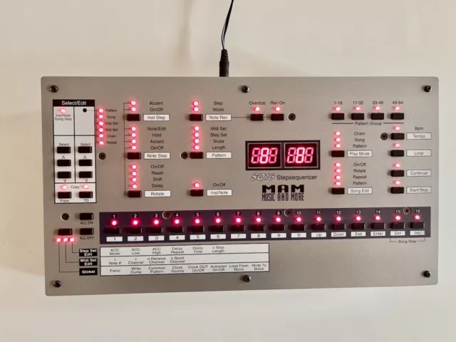 MAM SQ16 MIDI Step-Sequencer