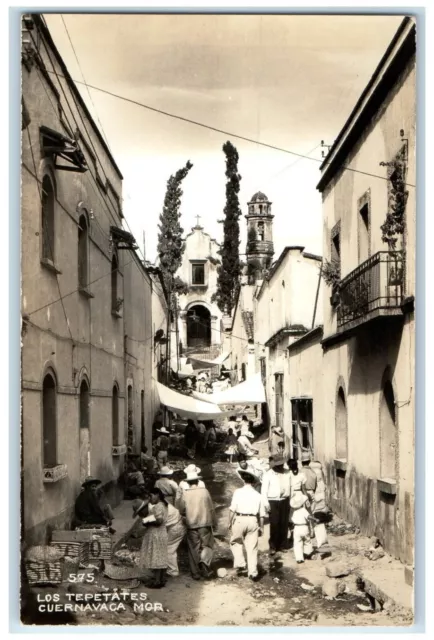 c1950's Los Tepetates Cuernavaca Morelos Mexico Vintage RPPC Photo Postcard