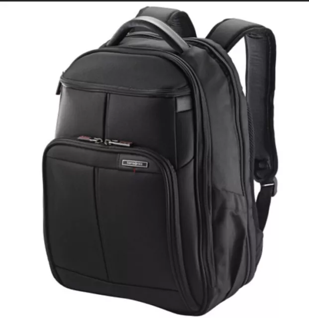 Samsonite Business  Laptop Backpack Black (Travel Bag Perfect Fit TSA Approved)