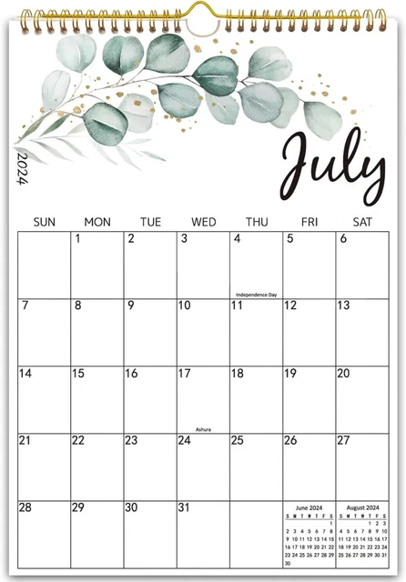 2024-2025 CALENDAR - Wall From July 2024 to June 2025, Aesthetic $20.54 - PicClick