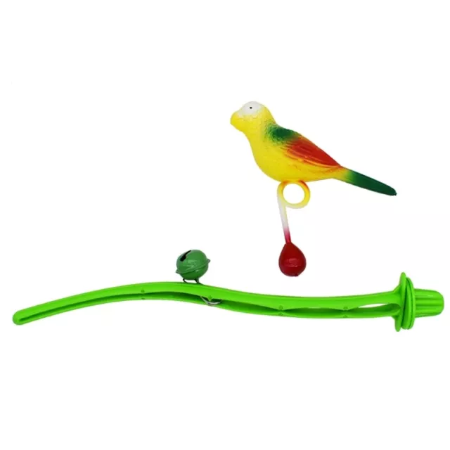 Plastic Parrot Perch Bird Training Grinding Toy Pet Cockatiel Play-platform