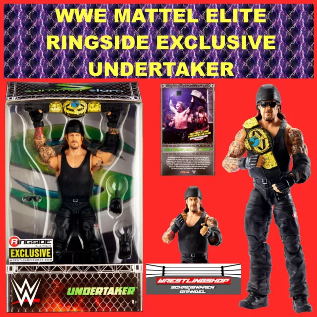 Wwe Mattel Elite Ringside Exclusive Wcw Undertaker Wrestling Figur Wwf Nwo Basic
