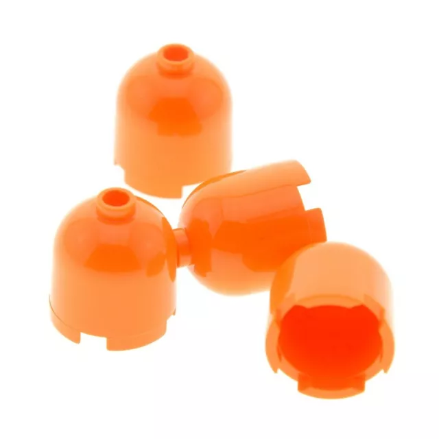 4x Cupola Lego arancione 2x2x1 2/3 set cappuccio pietra rotonda 4620 4560750 30151a