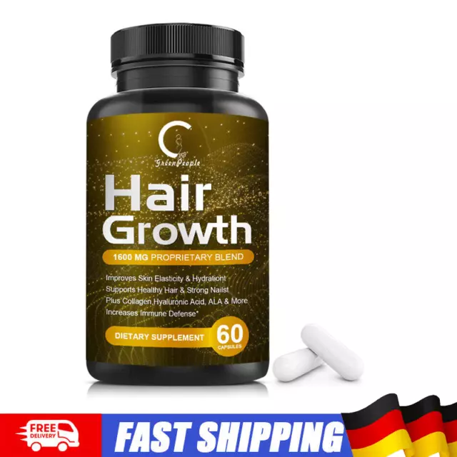 Erweiterte Anti-Haarausfall-Kapseln DHT-Blocker Schnelles Haarwachstum Vitamine