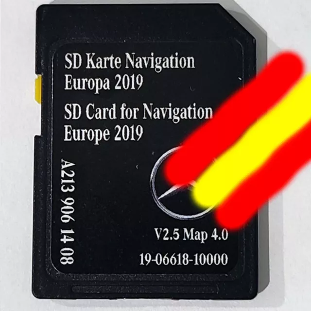 ☑️SD MERCEDES MAPA EUROPA 2019 V4 Garmin Map Audio 20 CD TouchPad NTG 5.5 ☑️